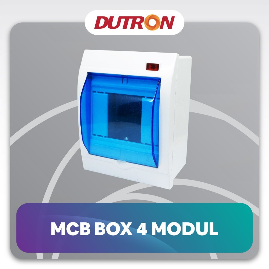 Dutron BOX MCB 4 Group Inbow Outbow isi 4 Grup MCB Modul IB OB + Lampu