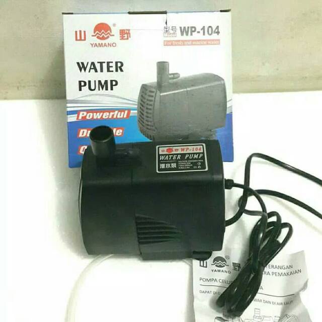 Pompa kolam filter Aquarium Yamano wp-104 wp104 wp 104 water pump