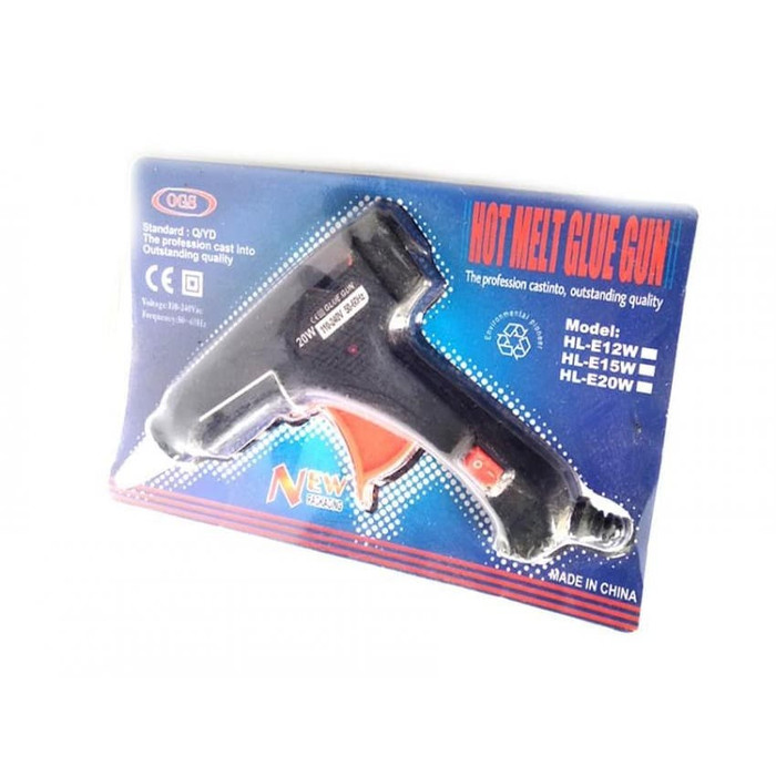 Alat Lem Tembak Glue Gun 20W + 10pcs Lem Bakar Cair/Lem Lilin