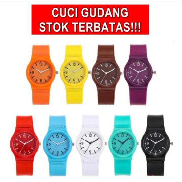 PROMO J-175 JAM TANGAN QQ QUARTZ WATER RESIST V02 JAM TANGAN FASHION UNISEX JAM TANGAN IMPORT