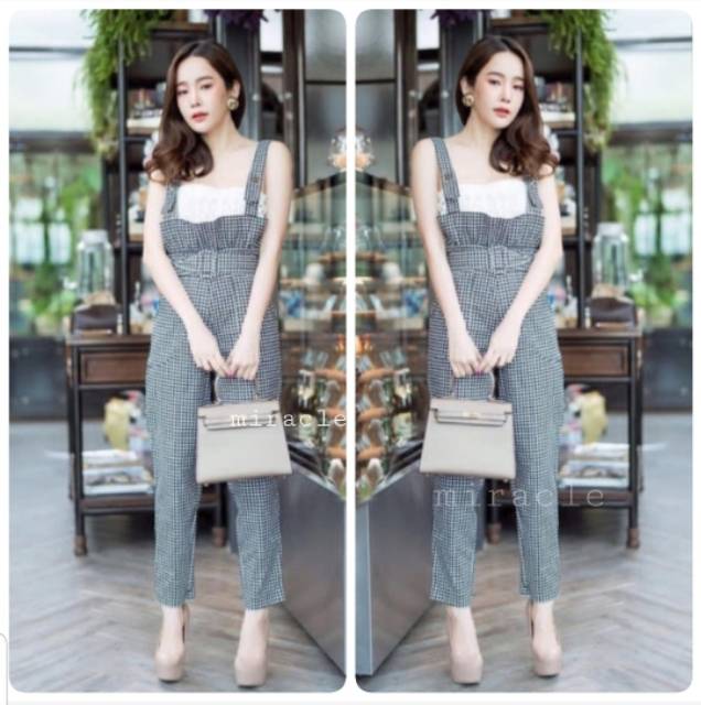 { THABI } VL SENORITA JUMPER /JUMPSUIT WANITA / BAJU KODOK WANITA / JUMPSUIT WANITA JUMBO / BAJU JUM