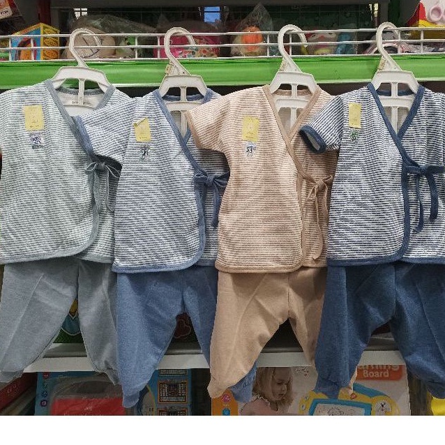 nadiva baru KIMONO BAYI LENGAN PENDEK CELANA PANJANG MOTIF KIMONO BAYI NEWBORN NARY KIMONO ATASAN BA