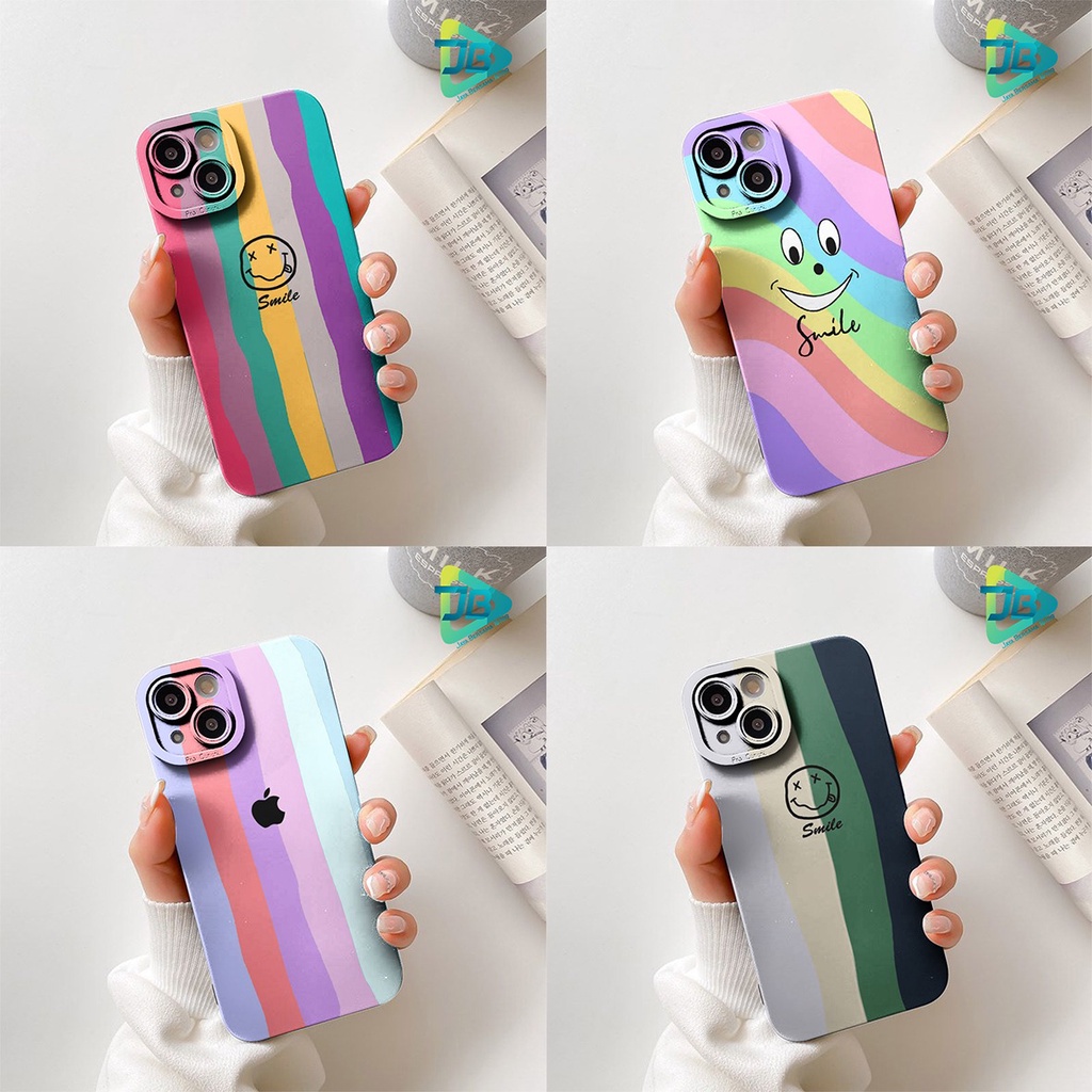 SOFTCASE PROCAMERA CUSTOM RAINBOW OPPO VIVO SAMSUNG REALME XIAOMI IPHONE INFINIX FOR ALL TYPE JB5769