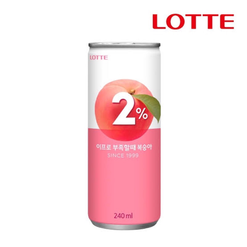 

LOTTE REFRESH WATER PEACH FLAVOR 240ML