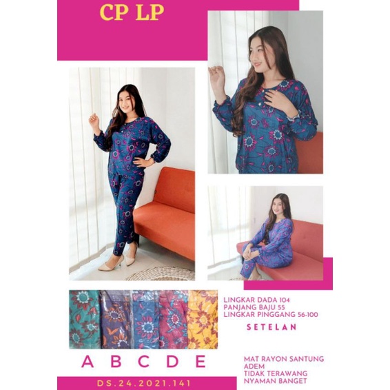 SETELAN ST CP LP ONE SET LENGAN PANJANG BELI ECER HARGA GROSIR DASTER SURABAYA SIDOARJO