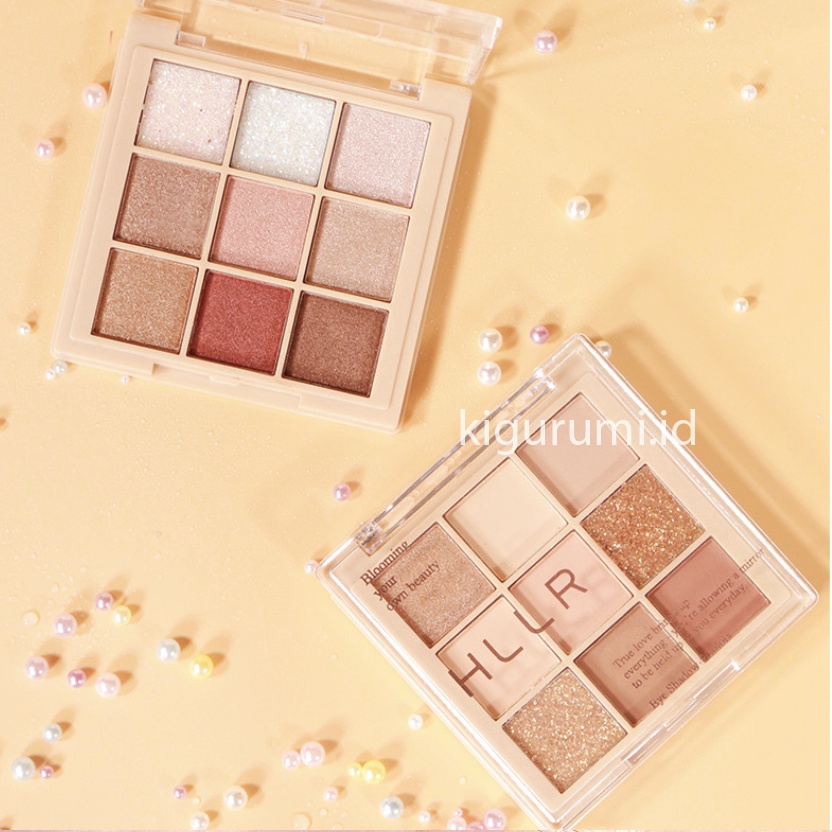 HLLR Eyeshadow Korean Pallete Murah Matte Palet 9 Warna Waterproof XX058