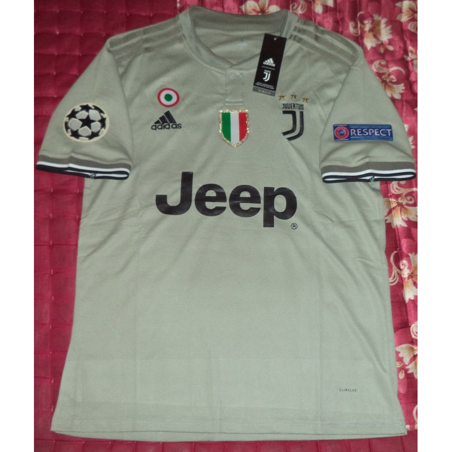 Jersey Juventus away 18/19 Full Patch UCL Retro