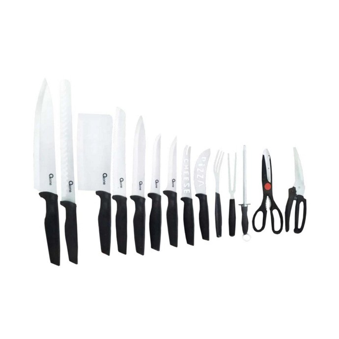 Oxone Ox-631 Pisau Set, Gunting Dapur, Garpu Daging, Pisau Daging NEW