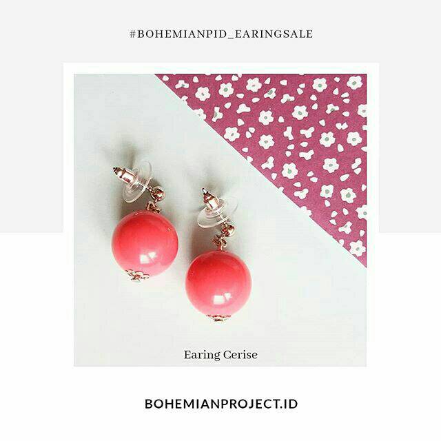 Anting simpel model cherry