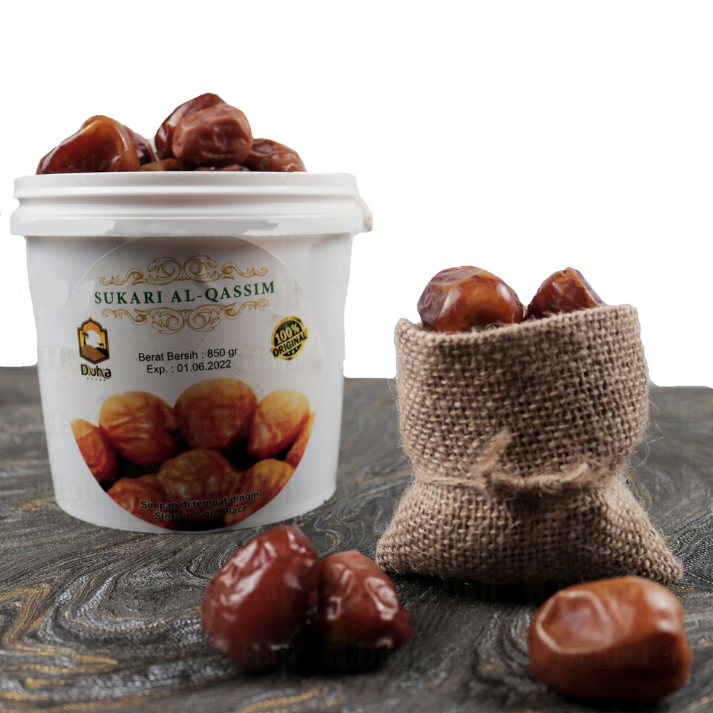

SUPER Kurma SUKARI Ember Al-Qossim 850 GR/Sukkari Ember Premium Kualitas 100% SUPER PREMIUM