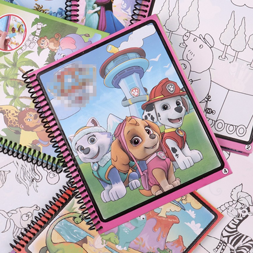 

+> Magic Water Drawing Book Coloring Book Doodle With Magic Pen Painting Drawing Board Coloring