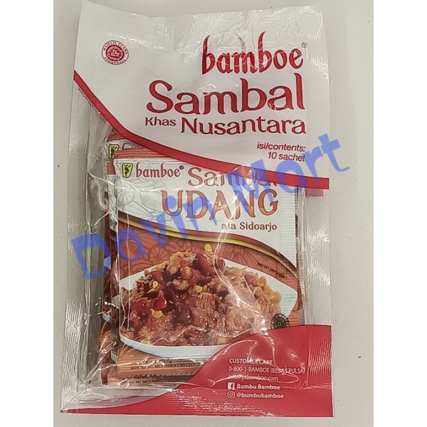 Sambal Nusantara Bamboe Terasi, Ijo, Bawang, Udang