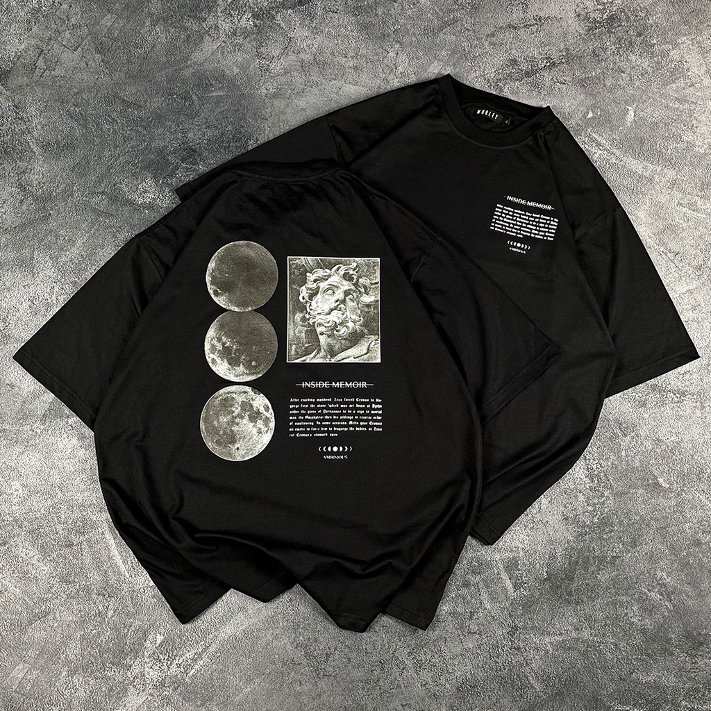 Oversize T - Shirt &quot; UNDER REMEMBER &amp; INSIDE MEMOIR &quot;