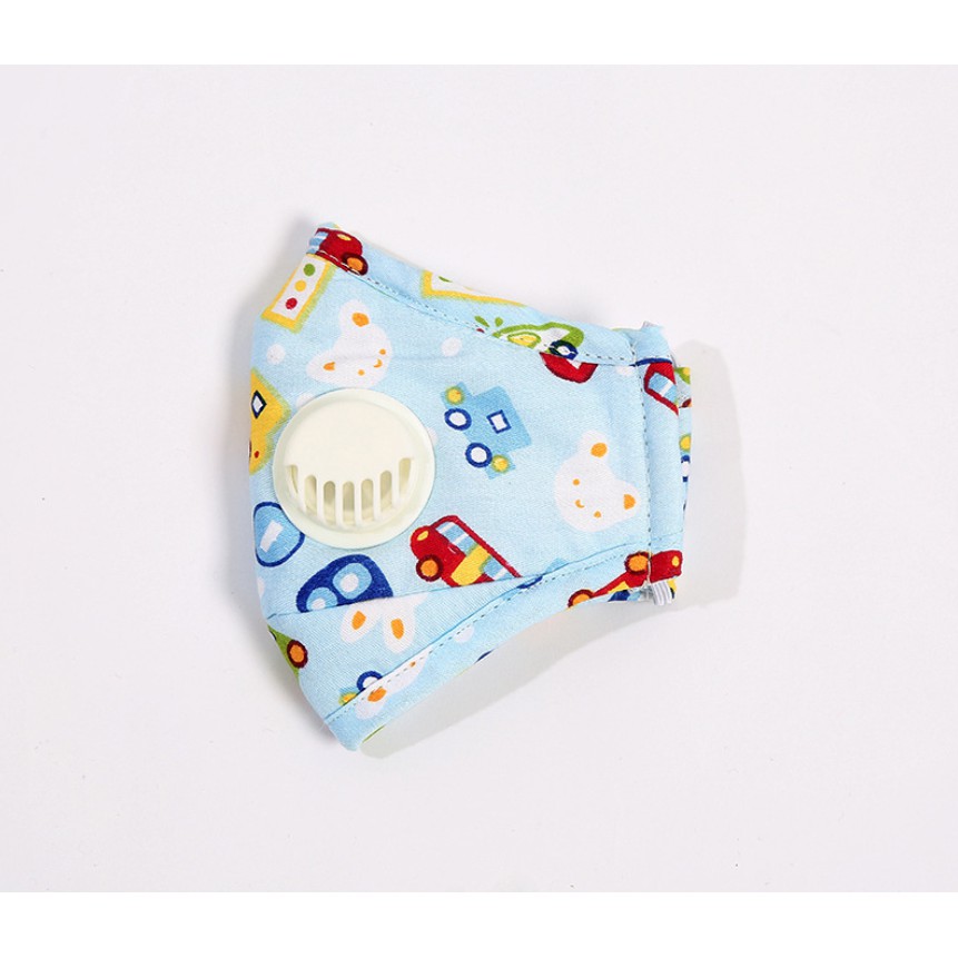 MASKER ANAK COTTON ANTI VIRUS ANTI POLUSI DENGAN FILTER PM2.5