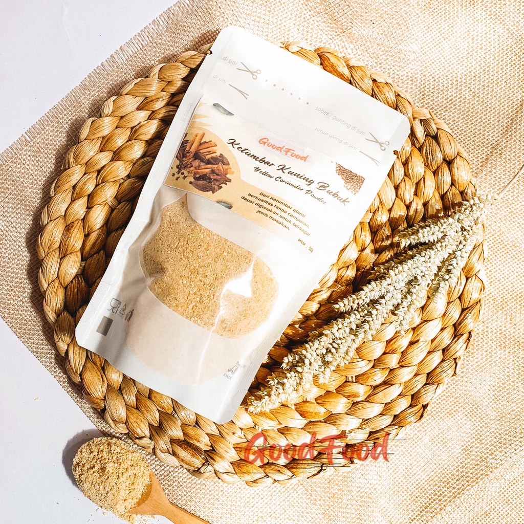 

Ketumbar kuning bubuk Bumbu rempah Premium yellow coriander powder