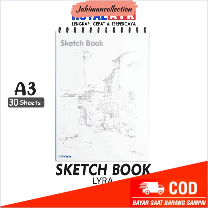 

✨ BISA COD ✨ BUKU SKETSA / SKETCHBOOK LYRA A3 30S 9210.290