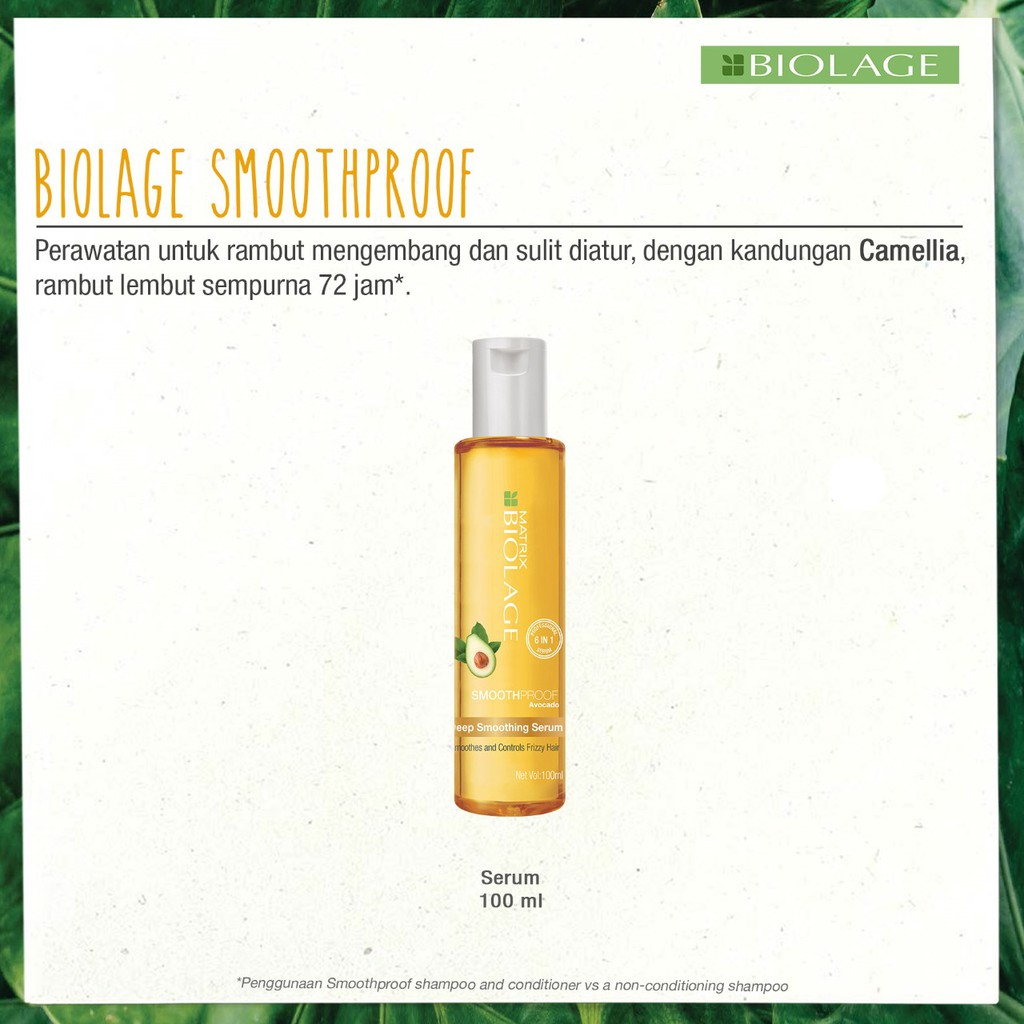 ❤️Glamouroseshop❤️ MATRIX Biolage Deep Smoothing Serum 100 ml / Serum Rambut / Vitamin Rambut Rusak