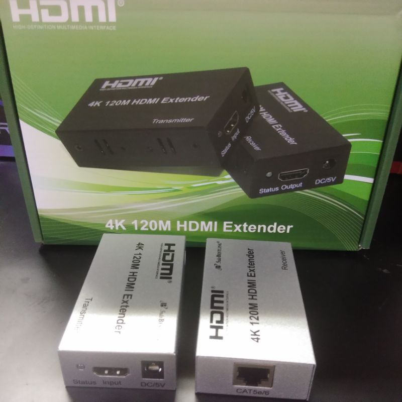 HDMI Extender 120Meter Over Kabel LAN Cat5 / Cat6
