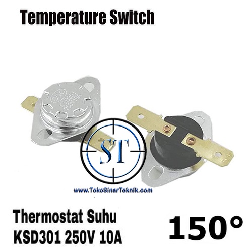 Otomatis Majic Jar 150 Derajat / Thermostat / Jengkol 150' 10A 250V ( Pemutus Automatis ) Saklar Thermal Fuse Bimetal