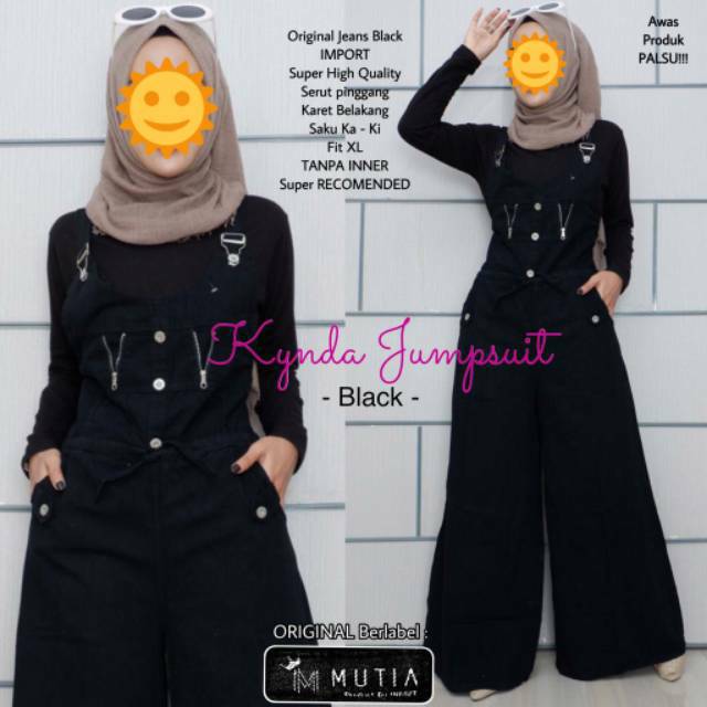Jual Baju Kodok Jeans Jumbo Overall Panjang Besar Denim  Outer Wanita Pakaian Luar Trendy