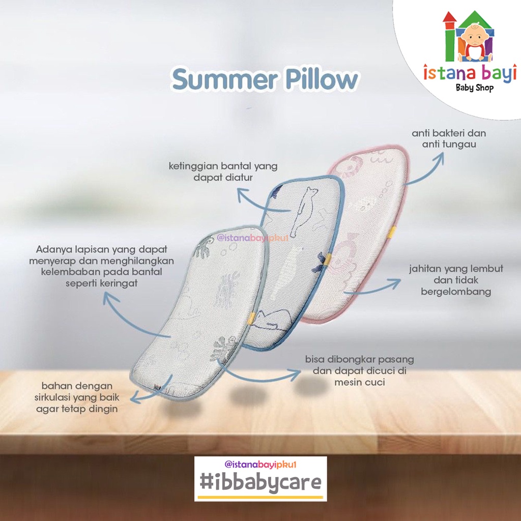 Babycare Baby Summer Pillow - Bantal Bay Anti Bakteri