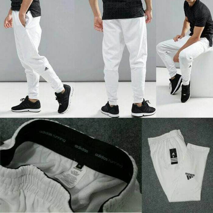  CELANA  JOGGER JOGGERPANTS TRAINING  ADIDAS  ZNE WHITE 
