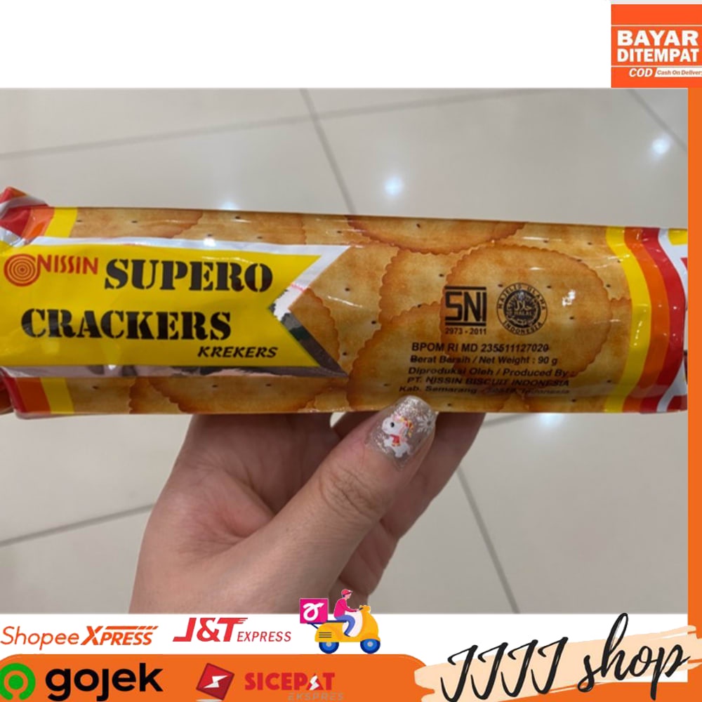 

Nissin Superco Crackers Biskuit Cemilan Snack 90gr