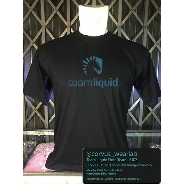 Kaos Tshirt Baju Combed 30S Distro Dota Team Liquid