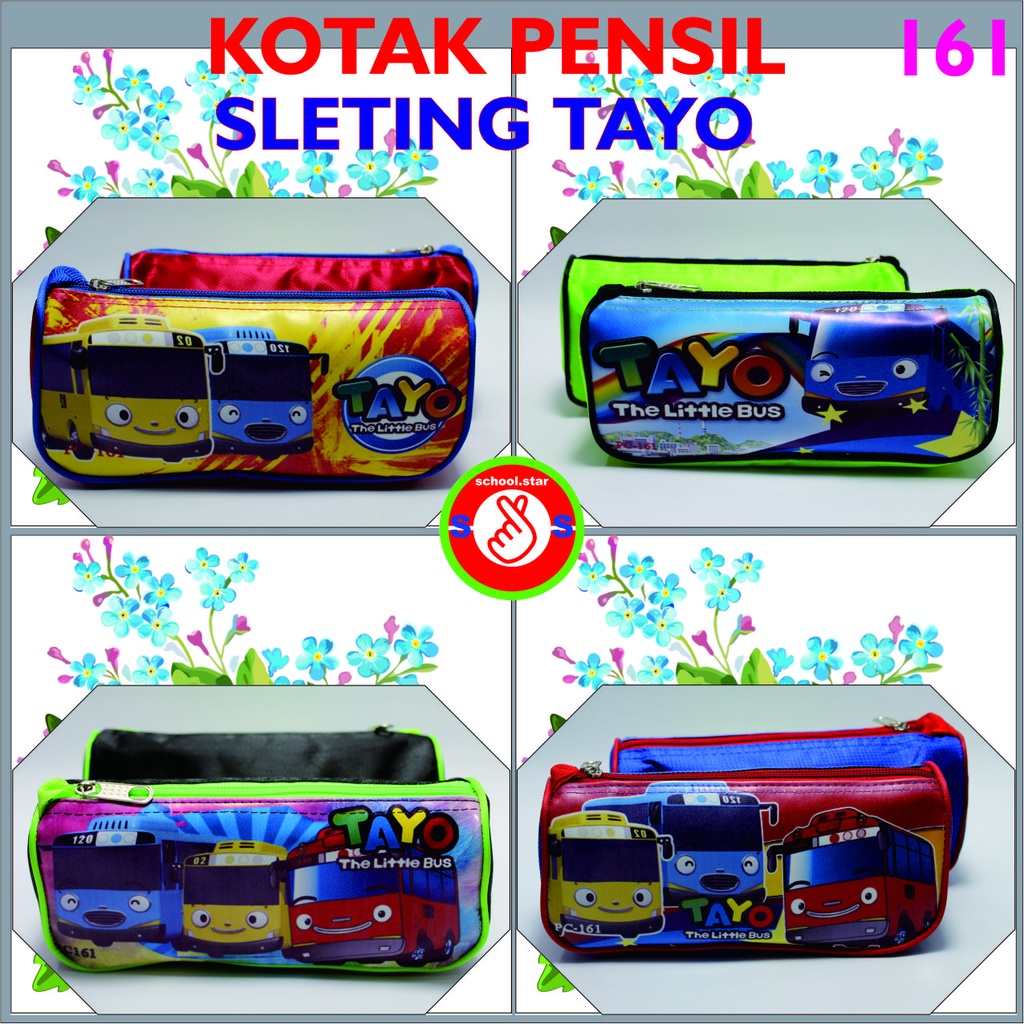 

KOTAK Pensil sleting TAYO / TEMPAT Pensil Dengan Bermacam Gambar dan Motif Karakter Yang Berbeda² #161