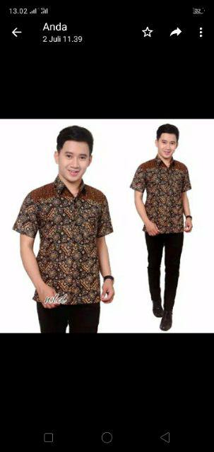 Batik Couple Keluarga Sania Ruffle Ori Ndoro Jowi Dnt Mataram