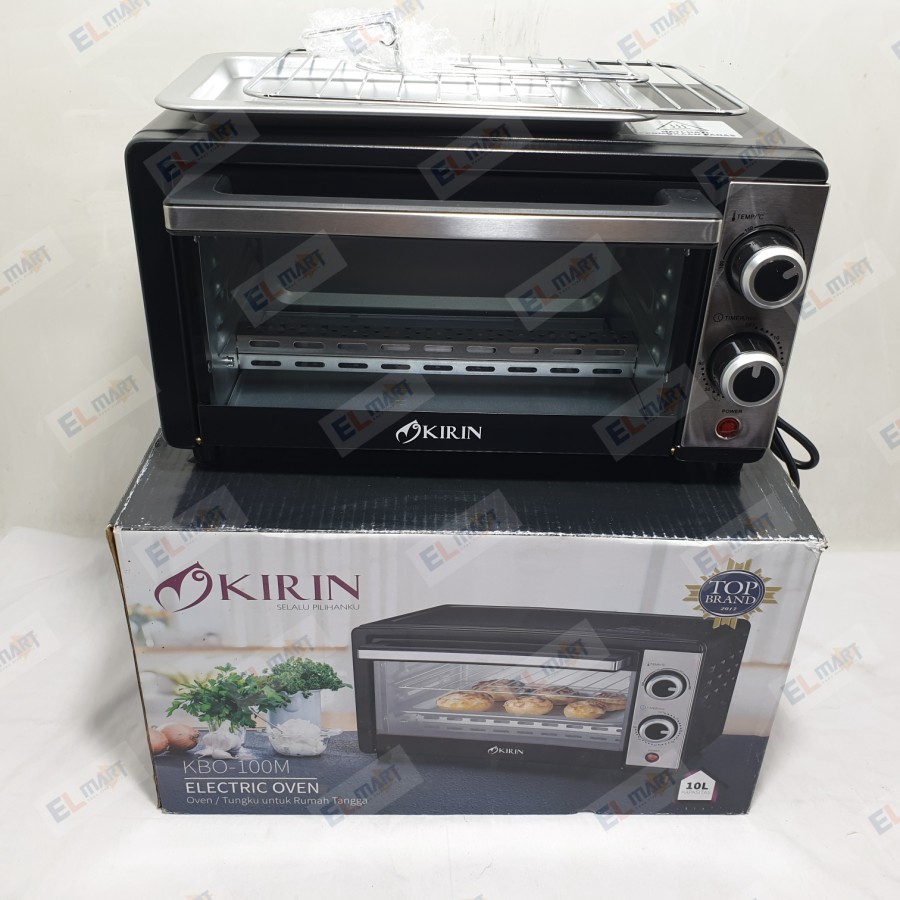 KIRIN Beauty Oven Listrik Toaster KBO 100M - 100 M - KBO100M 10 Liter 600 Watt original