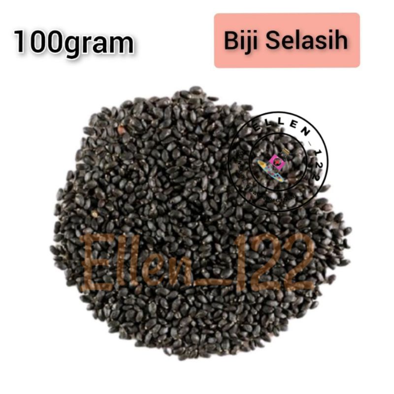 

100 gram premium terlaris biji selasih / basil seed / selasih es jumbo