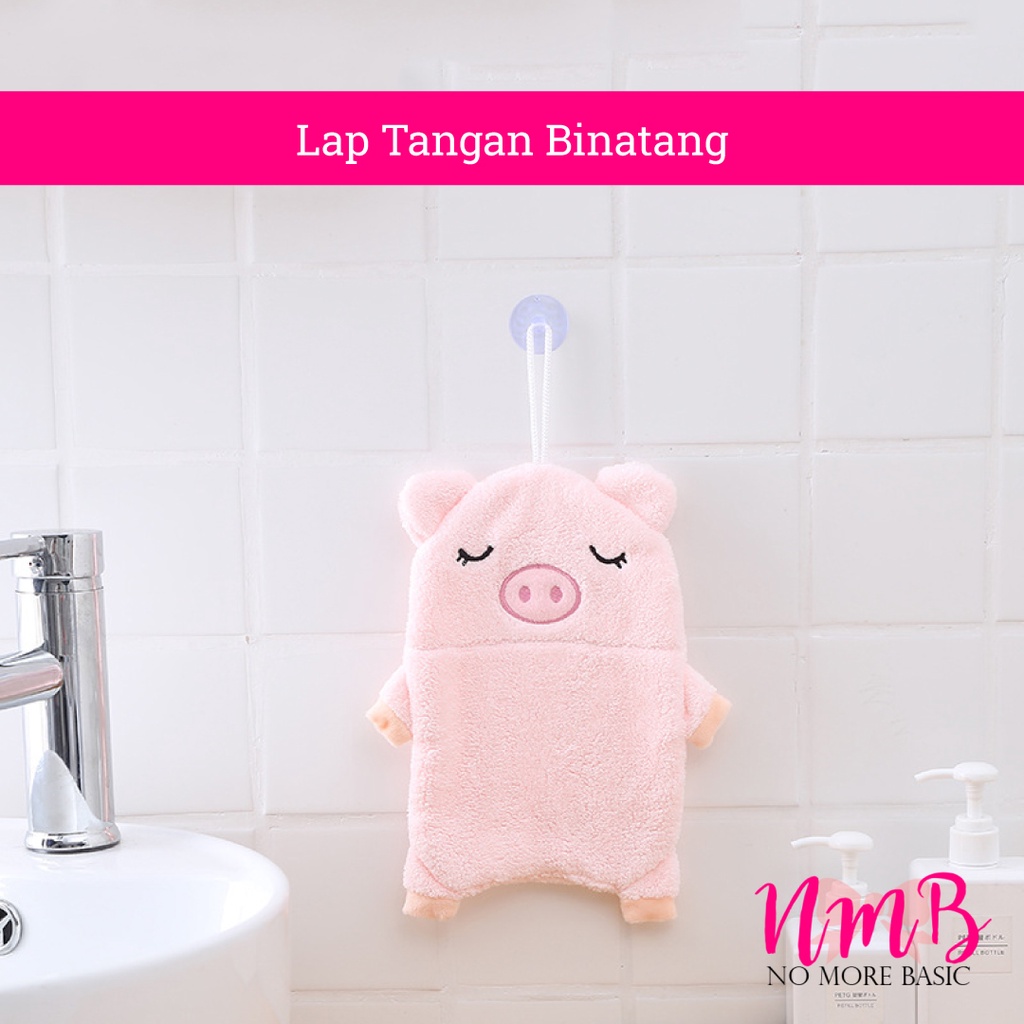 Lap Tangan Gantung Karakter Binatang / Handuk Tangan Gantung Karakter Binatang / Handuk Anak / Hand Towel