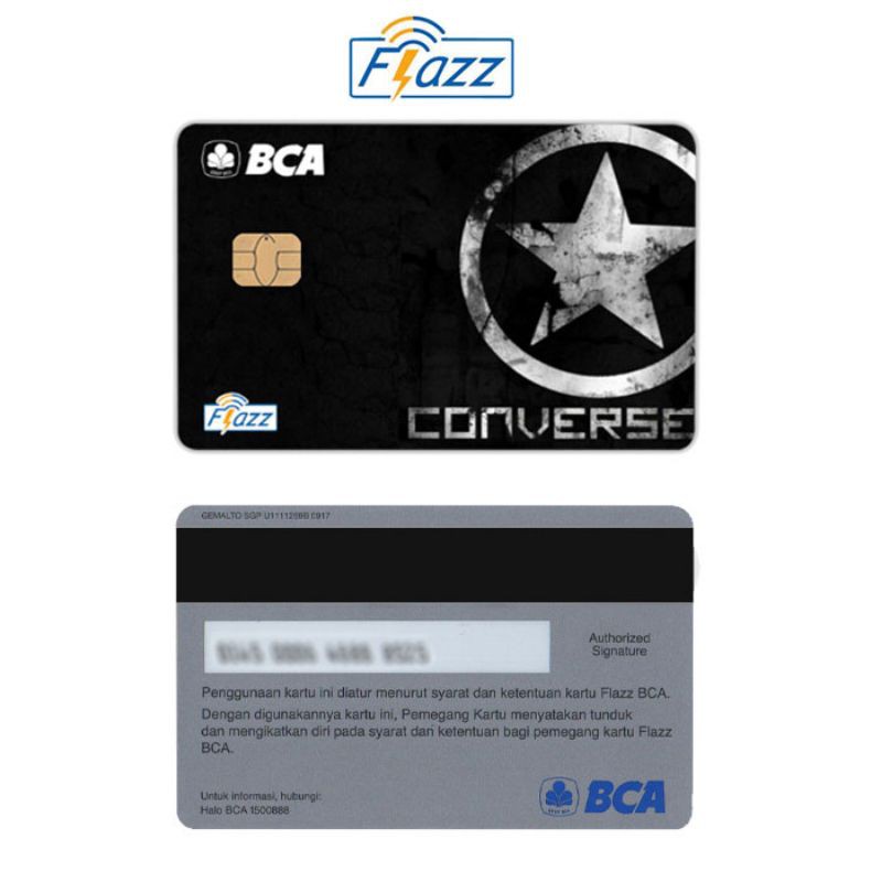 Converse Kartu E-Money Flazz BCA Gen 2 NFC Custom Card
