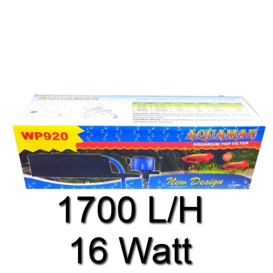 AQUAMAN WP 920 - Mesin Top Filter Box Kotak Aquarium Aquascape WP920