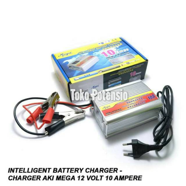 CHARGER BATTERY/AKI MOBIL 12V 10A