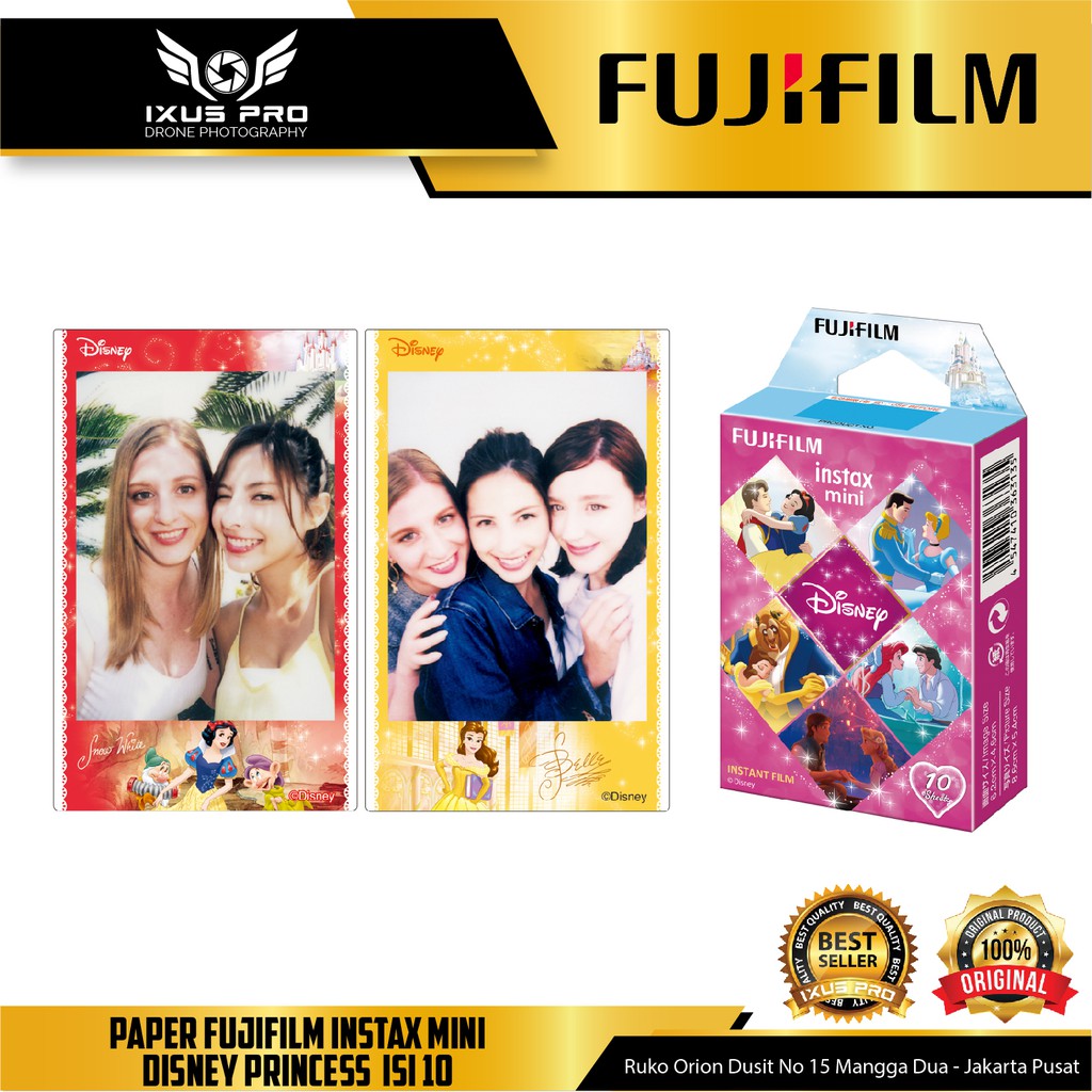 Fujifilm Paper refill Princess Disney Instax mini - 10 lembar Disney Princess