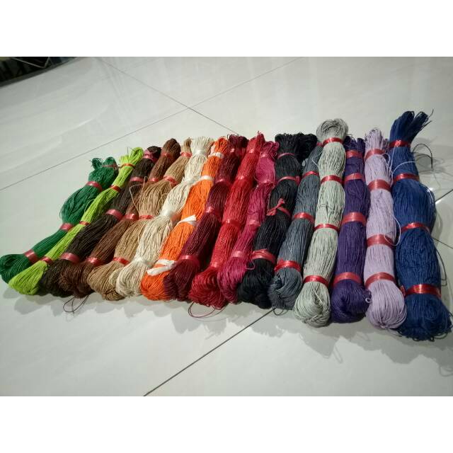 Tali kalung / tali gelang / tali kulit bahan craft