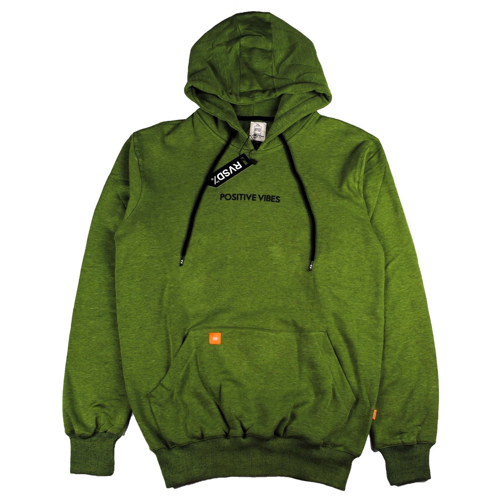Hoodie Positive Vibes – Green