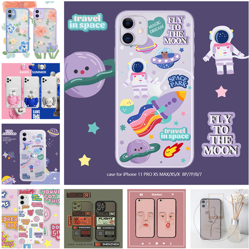 Casing Silikon Xiaomi Redmi Note 9 8 5 7 Pro 5A Prime Redmi 9 7 9A 4A 5A 6A S2 8 7 4X MiA1 MiA2 Motif Kartun