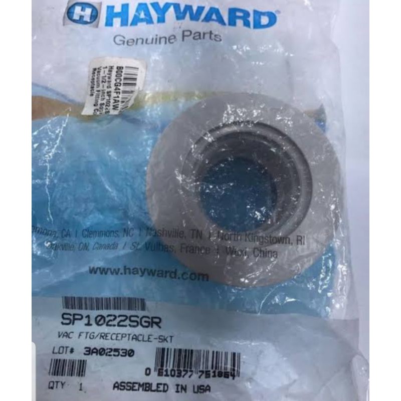 Vacuum Fitting Hayward Drat Luar 2 Inch Drat Dalam 1,5 Inch