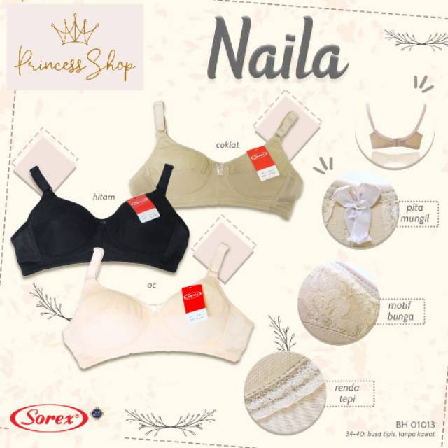 Bra sorex tanpa kawat 34-40 | sport bra sorex 01013/01012