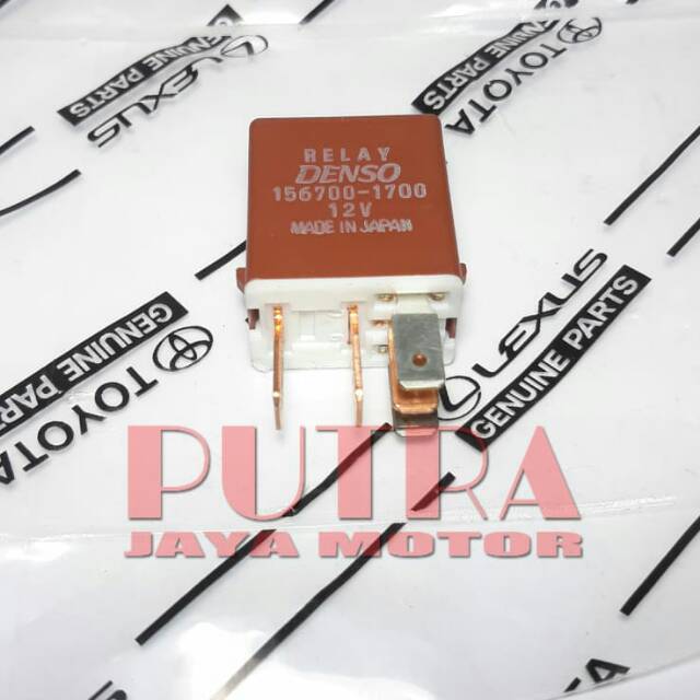 RELAY DENSO COKLAT KAKI 5 12V