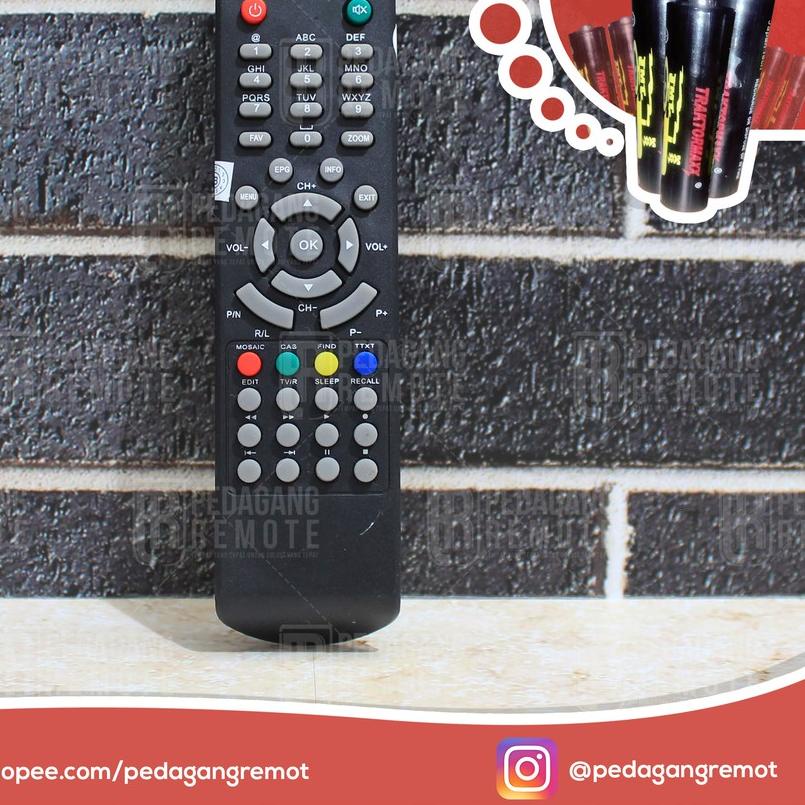 ♪ Remot Remote Receiver TV Parabola Tanaka Matrix Getmecom MPEG4 KW ۞