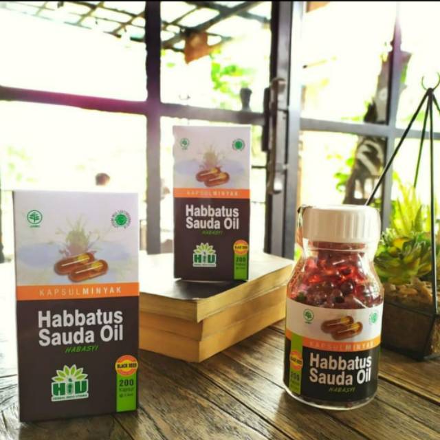 Kapsul Minyak Habbatussauda Oil Black Seed Isi 200 HIU - Jinten Hitam