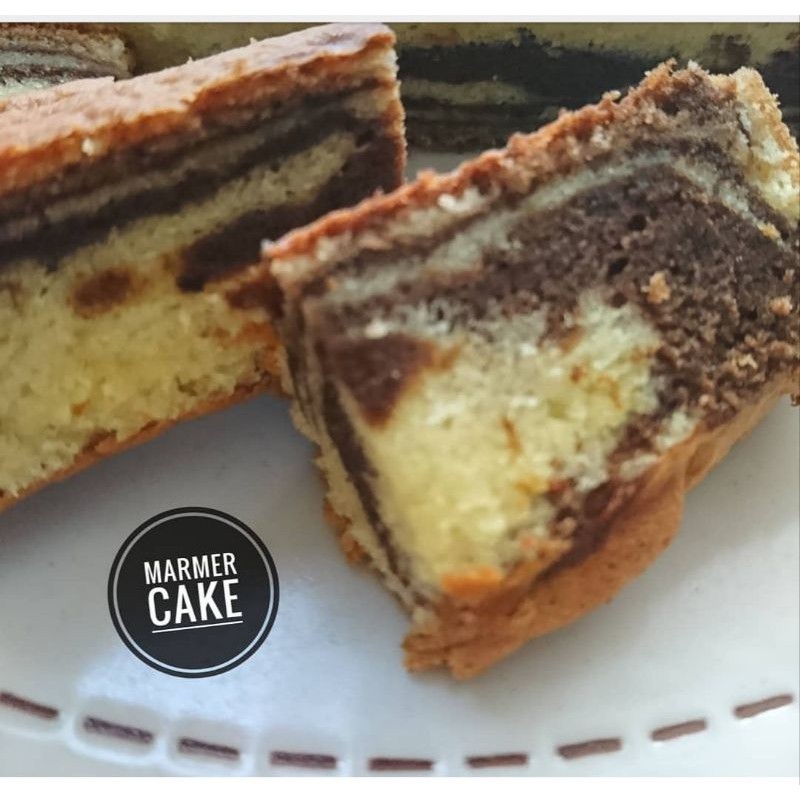 

cake marmer brownis