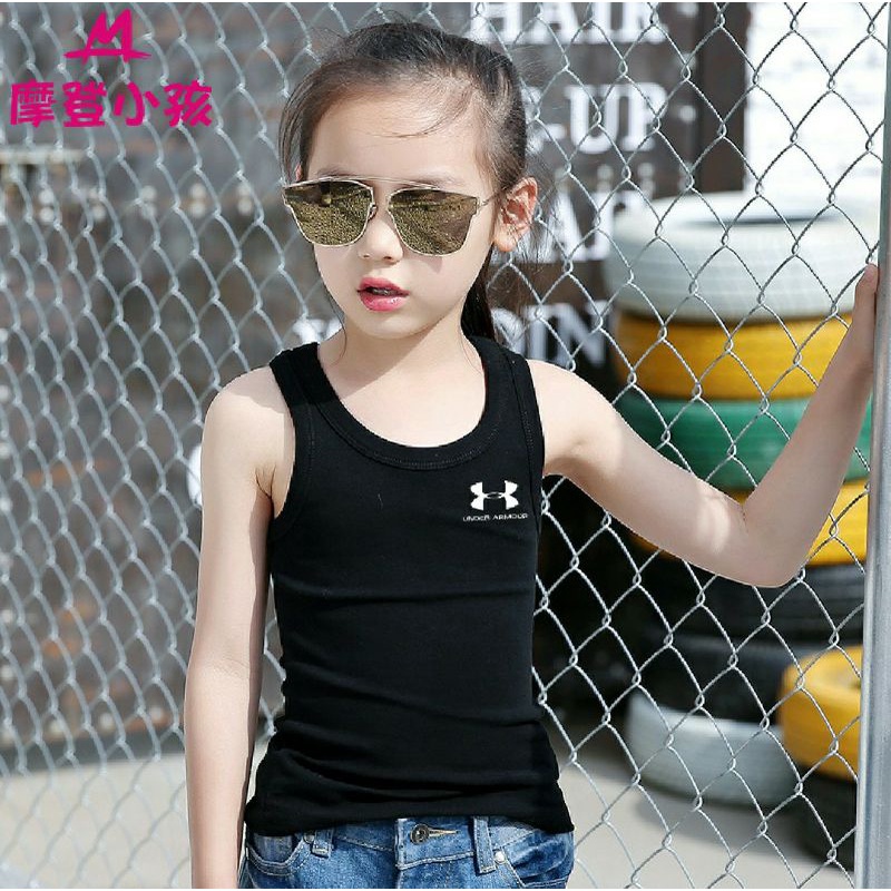 Singlet Anak UNDER Kaos Singlet Anak Unisex Usia 2-10th Baju Singlet Anak Cotton Combed