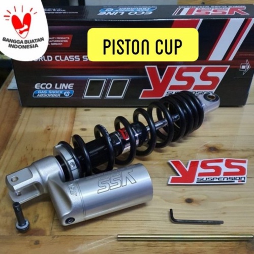 Unik Shock Shockbreaker YSS C Euro 300 mm Tabung Bawah C-Euro 300mm Silver Limited