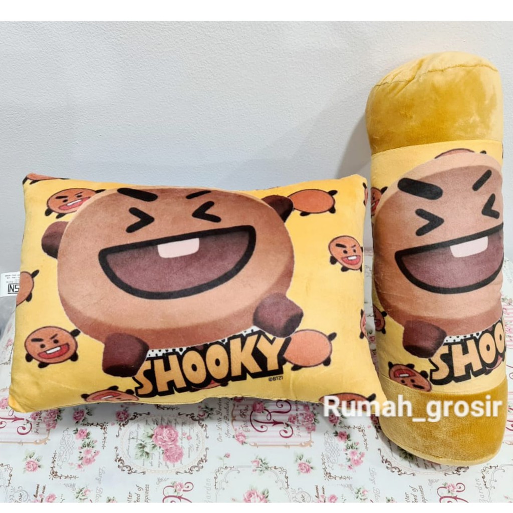 Jual Paket Bantal Guling Bt Bts Shooky Unofficial Shopee Indonesia