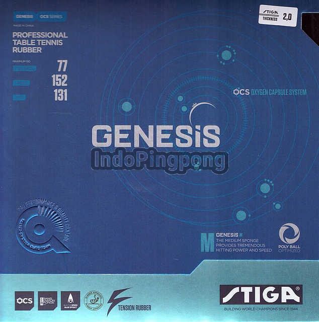 Stiga Genesis M - Rubber Karet